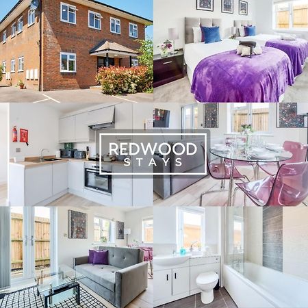 Modern Serviced Apartments For Contractors & Families With Free Parking, Wifi & Netflix By Redwood Stays Basingstoke Exteriér fotografie
