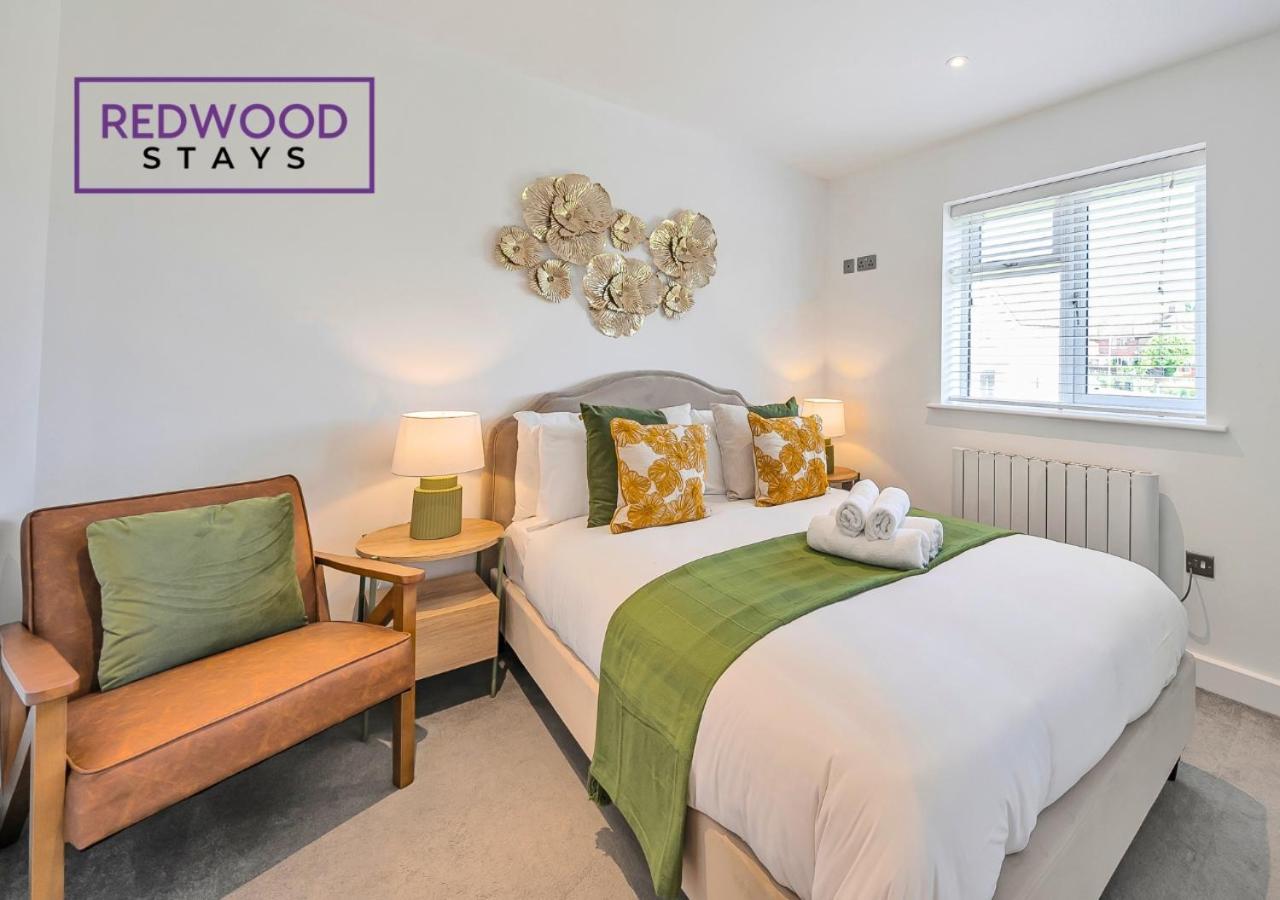 Modern Serviced Apartments For Contractors & Families With Free Parking, Wifi & Netflix By Redwood Stays Basingstoke Exteriér fotografie