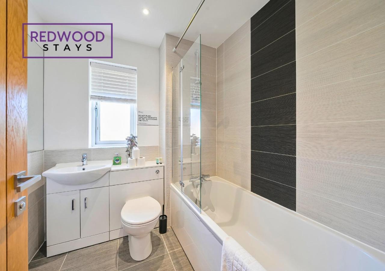 Modern Serviced Apartments For Contractors & Families With Free Parking, Wifi & Netflix By Redwood Stays Basingstoke Exteriér fotografie