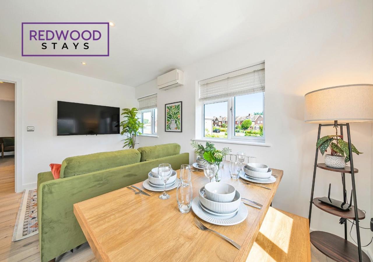 Modern Serviced Apartments For Contractors & Families With Free Parking, Wifi & Netflix By Redwood Stays Basingstoke Exteriér fotografie